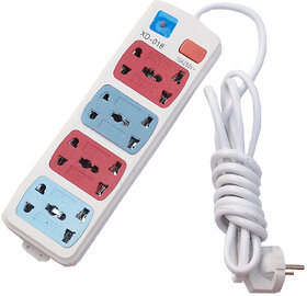 Stylopunk High Qulity  Mini Strip 3 Sockets with 1 Switch and Indicator 3/3.5 Meter Line.
