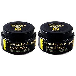 Park Daniel Moustache & Beard Wax Combo of 2 Bottles of 50 gm(100 gm)