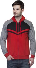 Lambency Men's Grey Hooded Sweatshirt