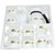LAOPALA TEA SET 15 PCS (PETITE ROSE) Ceramic Coffee/Tea Cup Set (Multicolor)