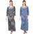 Kismat Fashion Winter Wear Woolen Hosiery Multi Color Long Nighty Pack Of 2