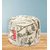 Style Homez Round Cotton Canvas Abstract Printed Bean Bag Ottoman Stool Large Cover Only, Heena Color