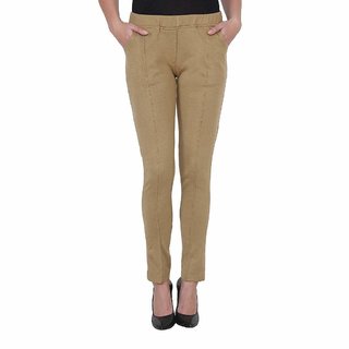 Woolen Rani Slim Fit Women's Skin   Trousers