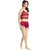 Be You Magenta Floral Women Nightwear Set / 5 Pieces Nighty Set