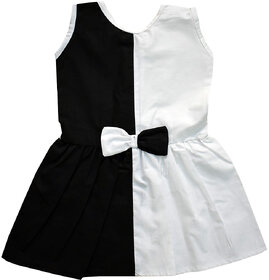 Flora self Design Cotton Dresses For Girls