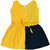 Flora's Self Design Cotton Frocks For Girls