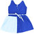Flora's Self Design Cotton Frocks For Girls