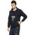 Campus Sutra Men's Blue High Neck Sweatshirts