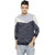 Campus Sutra Men's Blue Round Neck Sweatshirts