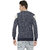 Campus Sutra Men's Blue Round Neck Sweatshirts