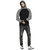Campus Sutra Men's Black Hooded Sweatshirts