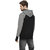 Campus Sutra Men's Black Hooded Sweatshirts
