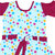 Flora's Self Design Cotton Frocks For Girls