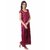 RamE Daily wear Pink XL,M satin night dress,night wear or nighty or gown