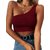 The Blazze Women's Sleeveless Crop Tops Sexy Strappy Tees.