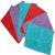 Ny Stores Bath Mat Beautiful Soft And Colourful Plain Bath And Door Mat Set of 6 (Colour Multi, Size 40x60 cm)