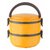 Amartej Oppo 2 Star Insulated Stainless Steel Lunch Carrier with Handle, 2 Piece Container - Yellow