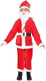Kaku Fancy Dresses Santa Clause Christmas Day Costume