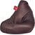 Comfy Bean Bags - Bean Bag - Designer Fabric - Size Xxxl - Filled With Beans Filler ( Brown )