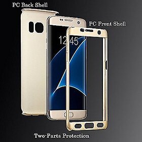 UVAA BRAND One plus Five 1+5 ipaky 360 DEGREE FULL BODY PROTECTION Front Back Tempered Case GOLD