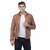 Emblazon Men's Brown Leather Jacket