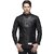 Emblazon Men's Black Leather Jacket