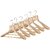 Rema Heavy Duty Natural Wood Cloth Hangers- set of 6 pcs set