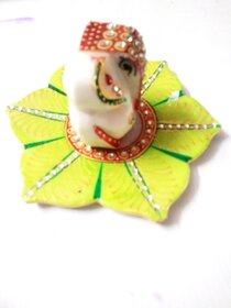 Ganesh Choki 6 inch green color.