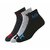 Sparkle  Men's Cotton Socks, Pack of 3 (Multi-Coloured)