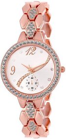 HRV NEW KR 15 SUPER GOLD WATCH FOR NEW BRANDED WATCH GIRLS.