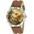 HRV Radha-Krishna God Love Brown Watch