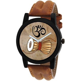 HRV Brown Shiv Damru Watch