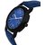 HRV HRV latest chronograph pattern attractive blue genuine leather belt watch for Men