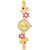 HRV Women Pink Fancy Gold look Wirst Watch