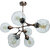 Fos Lighting Branching 8 Light Antique Copper Chandelier
