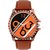 HRV Orange Print Best new look Brown Belt Men Watch
