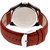 HRV Orange Print Best new look Brown Belt Men Watch
