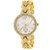 HRV Gold crystal studded chronograph bracelet strap beautiful women Watch BY HRV