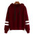 Raabta Fashion Maroon Hooded Sweatshirt For Women