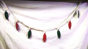 kamakshi art leaf design wall hanging.