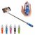 Flip Back Cover For Micromax Canvas Doodle 3 A102  / Micromax A102  ( BLACK ) With Mini Selfie Stick(Color May Vary)