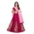 janvi sales women's designer pink embroidered lehenga choli with net dupatta (jvsf-12)