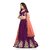 janvi sales women's designer purple embroidered lehenga choli with net dupatta (jvsf-13)