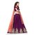 janvi sales women's designer purple embroidered lehenga choli with net dupatta (jvsf-13)