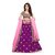 janvi sales women's designer rani color embroidered lehenga choli with net dupatta (jvsf-16)