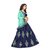 janvi sales women's designer blue embroidered lehenga choli with net dupatta (jvsf-18)