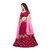 janvi sales women's designer pink embroidered lehenga choli with net dupatta (jvsf-20)