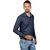 Vida Loca Dark Blue Color Denim Designer Printed Shirt For Men