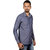 Vida Loca Dark Blue Color Denim Designer Printed Shirt For Men