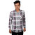 Vida Loca Purple Color Cotton Designer Checkered Shirt For Men